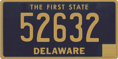 DE license plate 52632