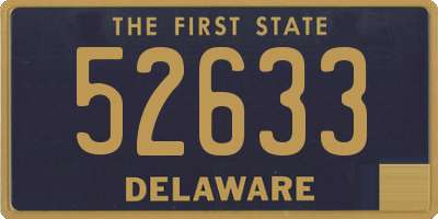 DE license plate 52633