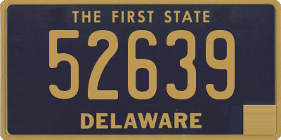 DE license plate 52639