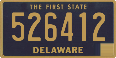 DE license plate 526412