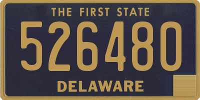 DE license plate 526480