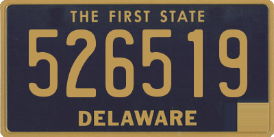 DE license plate 526519