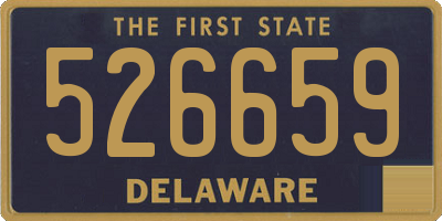 DE license plate 526659