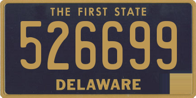 DE license plate 526699