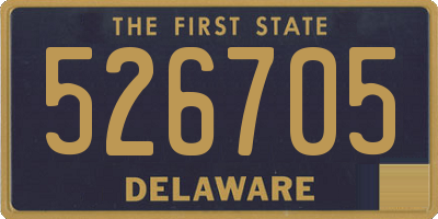 DE license plate 526705
