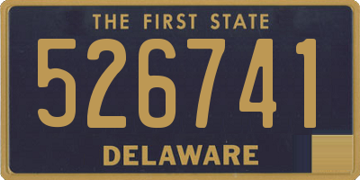DE license plate 526741