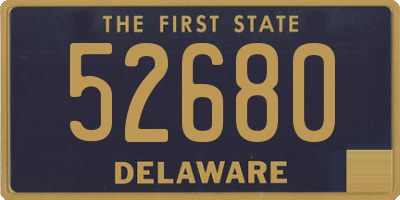 DE license plate 52680