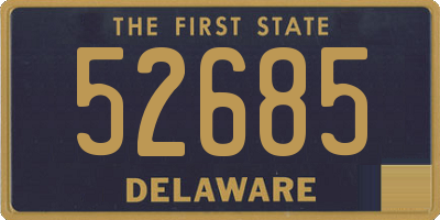 DE license plate 52685