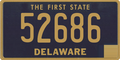 DE license plate 52686