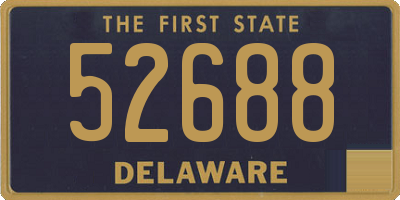 DE license plate 52688