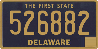 DE license plate 526882