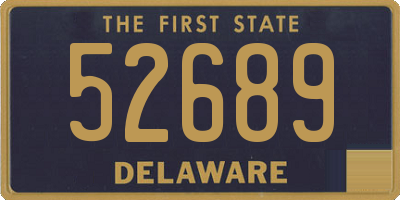 DE license plate 52689