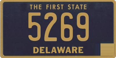 DE license plate 5269