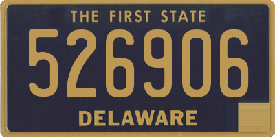 DE license plate 526906