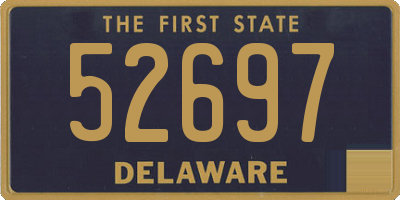 DE license plate 52697