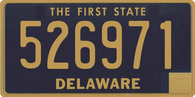 DE license plate 526971