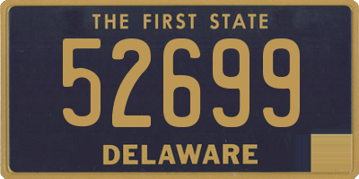 DE license plate 52699