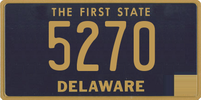 DE license plate 5270