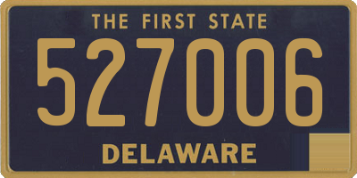 DE license plate 527006