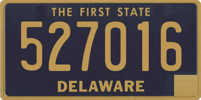 DE license plate 527016