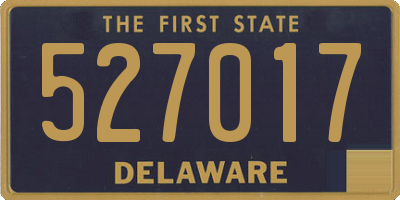 DE license plate 527017