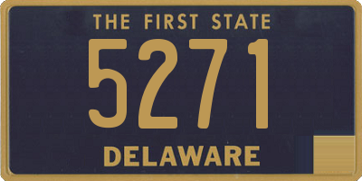 DE license plate 5271