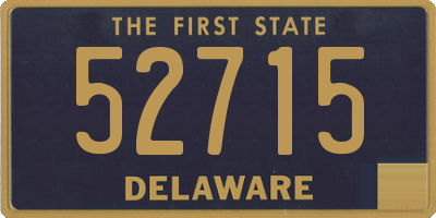 DE license plate 52715