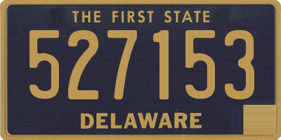 DE license plate 527153