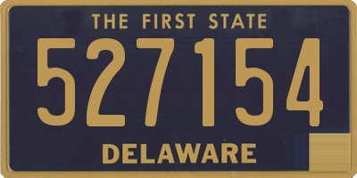 DE license plate 527154