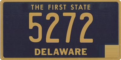 DE license plate 5272