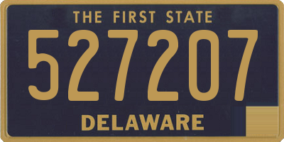 DE license plate 527207