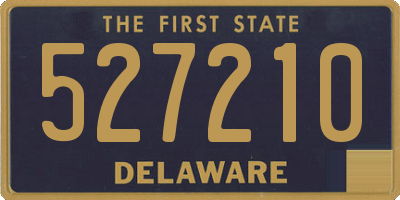 DE license plate 527210