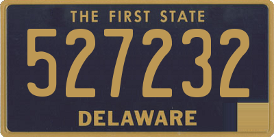 DE license plate 527232