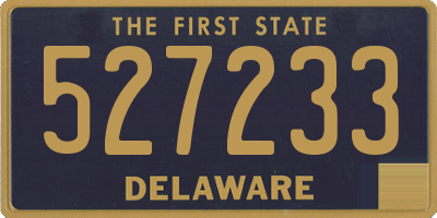 DE license plate 527233