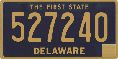 DE license plate 527240