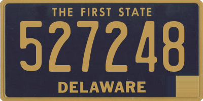 DE license plate 527248