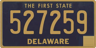 DE license plate 527259