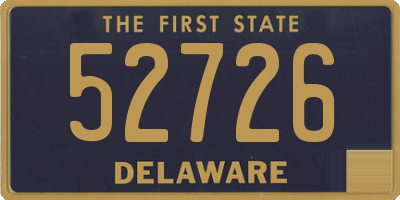 DE license plate 52726