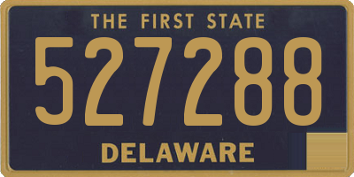 DE license plate 527288