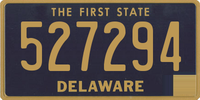 DE license plate 527294