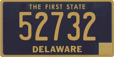 DE license plate 52732