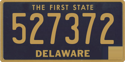 DE license plate 527372