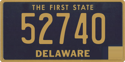 DE license plate 52740