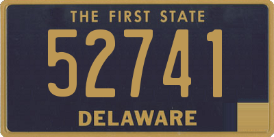 DE license plate 52741