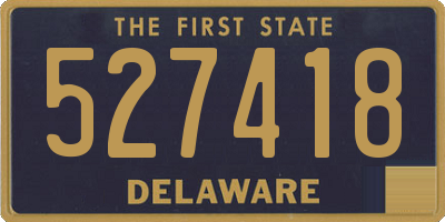 DE license plate 527418
