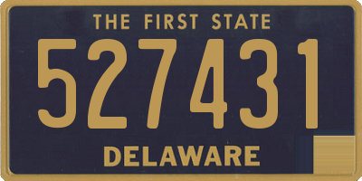 DE license plate 527431