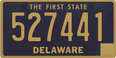 DE license plate 527441