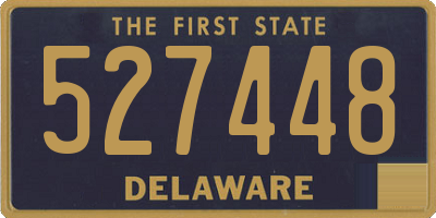 DE license plate 527448
