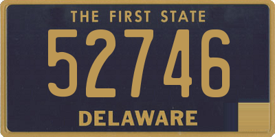 DE license plate 52746