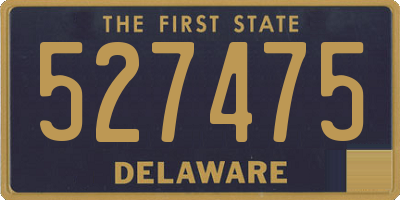 DE license plate 527475